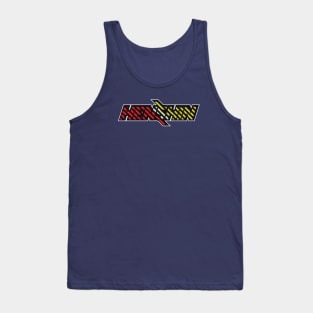 Henshin Strip Line Art Tank Top